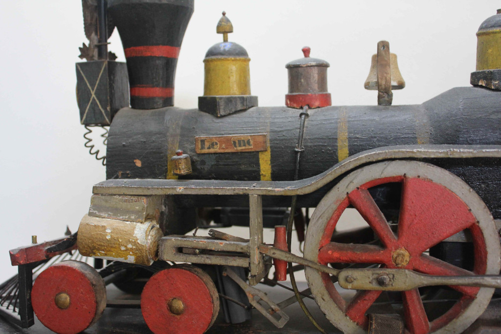 Carved Wooden Train